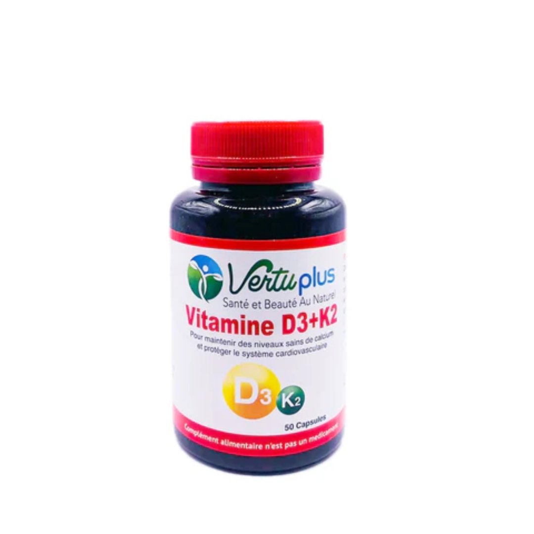 Vertu-plus-Vitamine-D3K2-50-capsules-1.jpg Vertu Plus Vitamine D3+K2 50 Capsules – Image 1