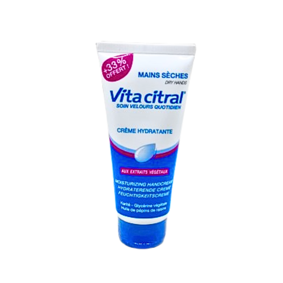 Vita-Citral-Creme-Hydratante-Mains-seches-Velours-100ml-1.png Vita Citral Creme Hydratante Mains seches Velours 100ml – Image 1