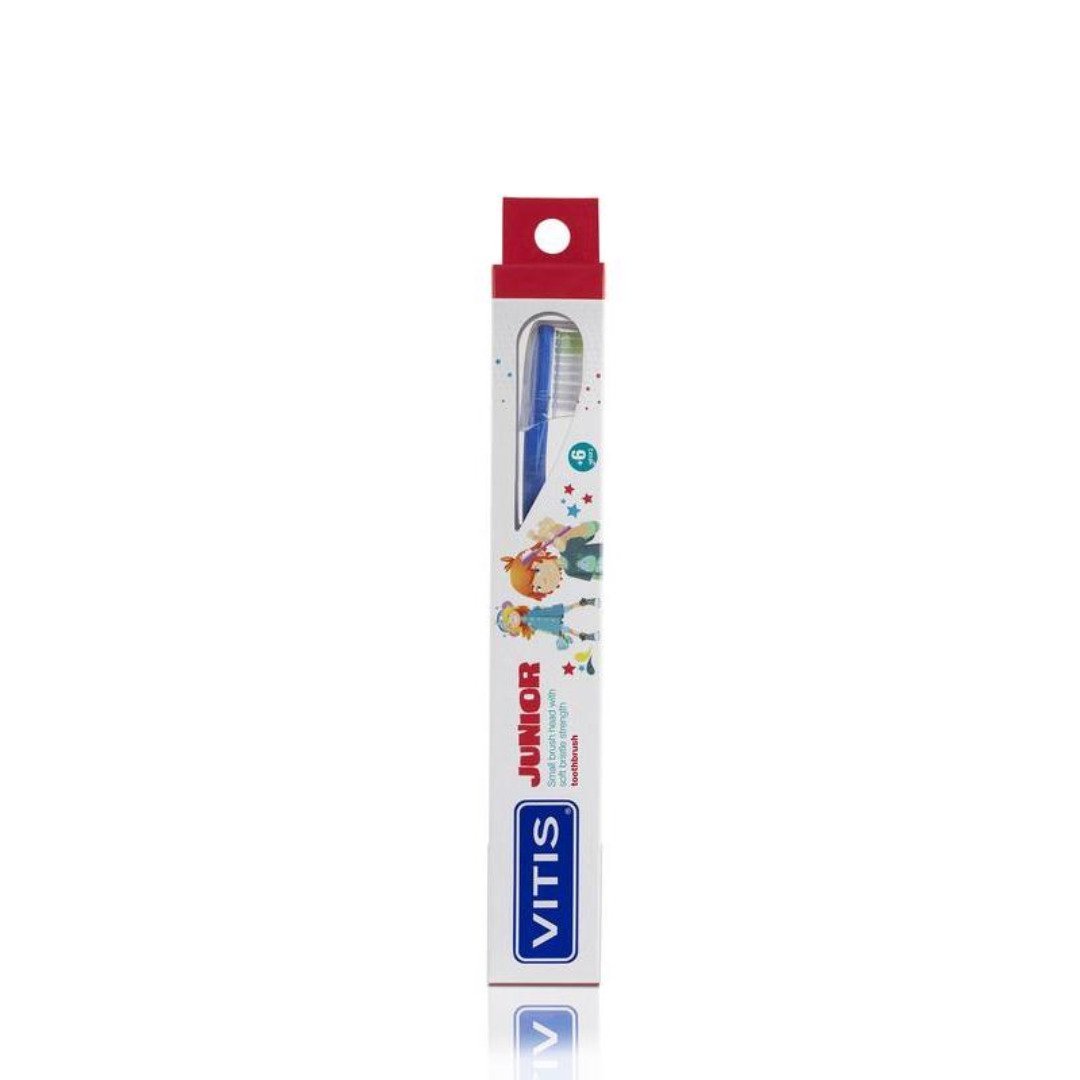 Vitis-bad-junior-6ans-4.jpg Vitis Brosse a Dent Junior +6ans – Image 1