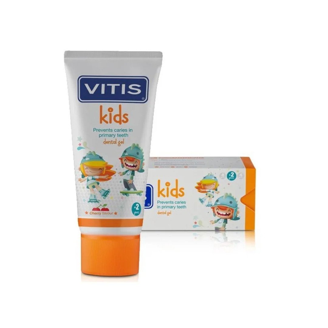 Vitis-dent-gel-kids-2ans-50ml-4.jpg Vitis Dentifrice Gel Kids +2ans 50ml – Image 1