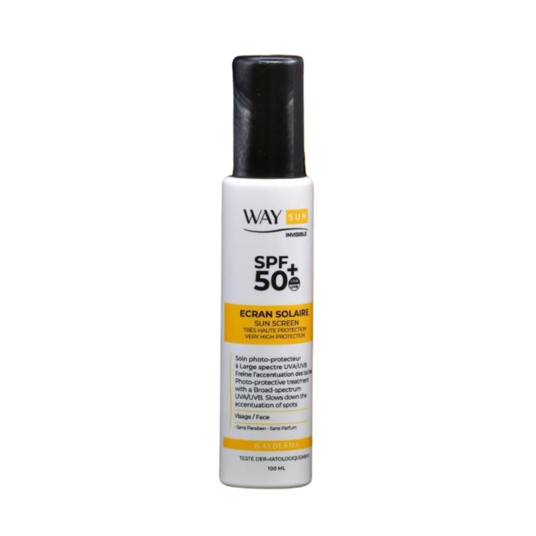 Way-sun-ecran-solaire-invisible-spf50-100ml-1.png Way Sun Ecran Solaire Invisible Spf50+ 100ml – Image 1