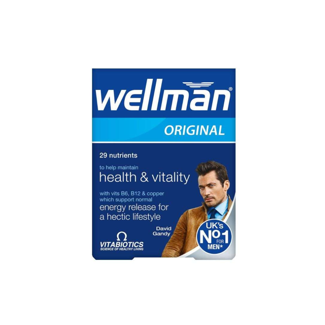 Wellman-original-30cps-1.png Vitabiotics Wellman Original 30 Comprimés – Image 1