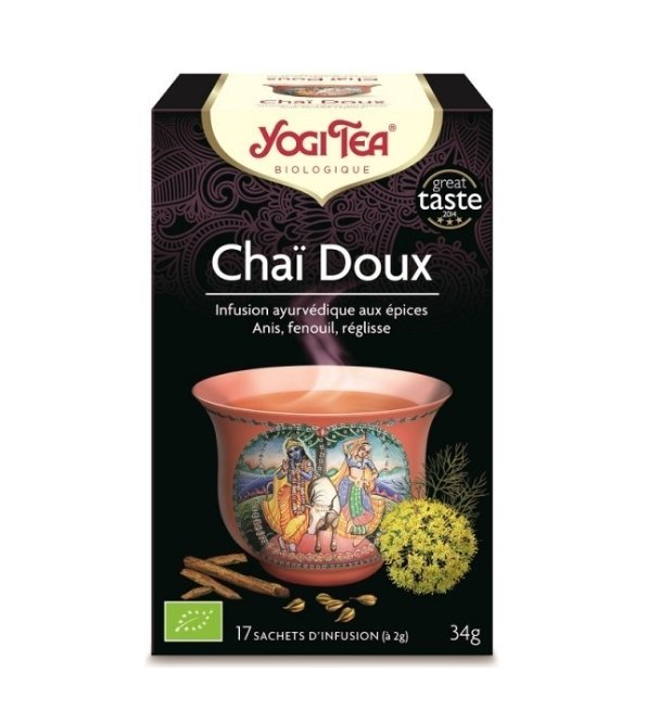 YOGI-TEA-CHAI-DOUX-172G-1.jpg YOGI TEA CHAI DOUX 17 X 2G – Image 1