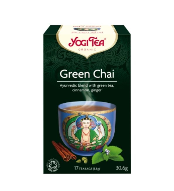 YOGI-TEA-CHAI-VERT-172G-1.jpg YOGI TEA CHAI VERT 17 X 2G – Image 1