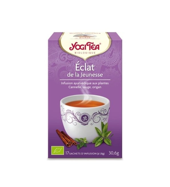 YOGI-TEA-ECLAT-DE-JEUNESSE-172G-1.jpg YOGI TEA ECLAT DE JEUNESSE 17 X 2G – Image 1