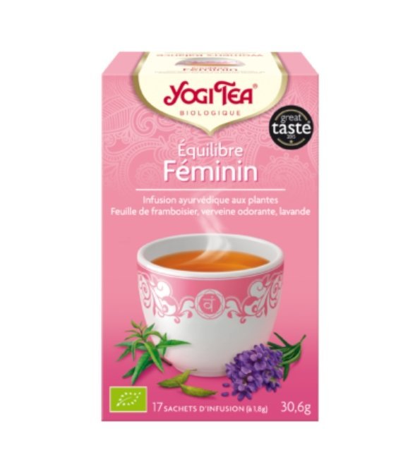 YOGI-TEA-EQUILIBRE-FEMININ-172G-1.jpg YOGI TEA EQUILIBRE FEMININ 17 X 2G – Image 1