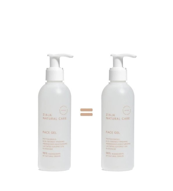 Ziaja-natural-care-gel-nettoyant-2190ml-pack-1.jpg Ziaja Natural Care Gel Nettoyant 2*190ml Pack – Image 1