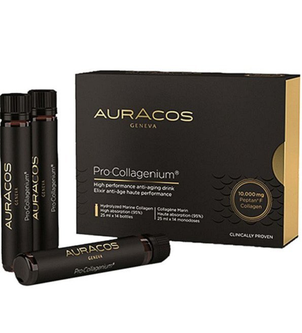 auracos-pro-collagenium-antiage-14-ampoules.jpg Auracos Geneva Pro Collagenium 25ml*14 Monodoses – Image 1