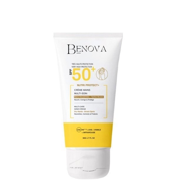 benova-nutri-protect-mains-spf50-1.jpg BENOVA Nutri Protect +Crème Mains Spf50 – Image 1