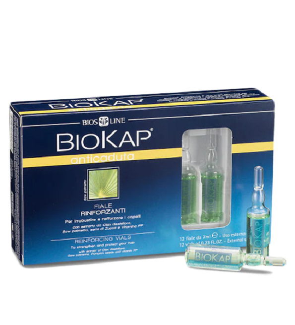 biokap-ampoules-fortifiante-4.png Biokap - Ampoules fortifiantes anti-chute - 12 x 7 ml – Image 1