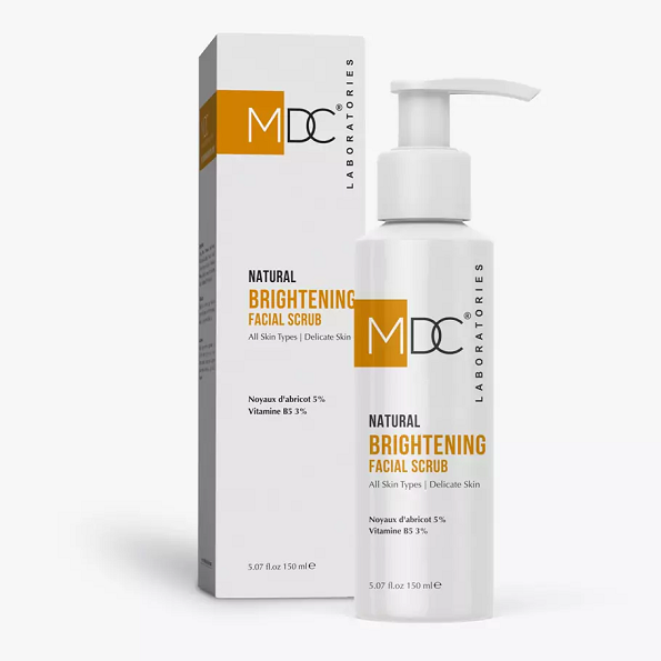 brightening-facial-scrub-mdc-1.png MDC Natural Brightening Facial Scrub 150 ml – Image 1