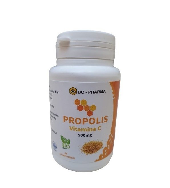 capsule-propolis-vitamine-c-80-comprimes-bc-pharma-2.jpg BC Propolis Vitamine C 400mg 40cps – Image 1