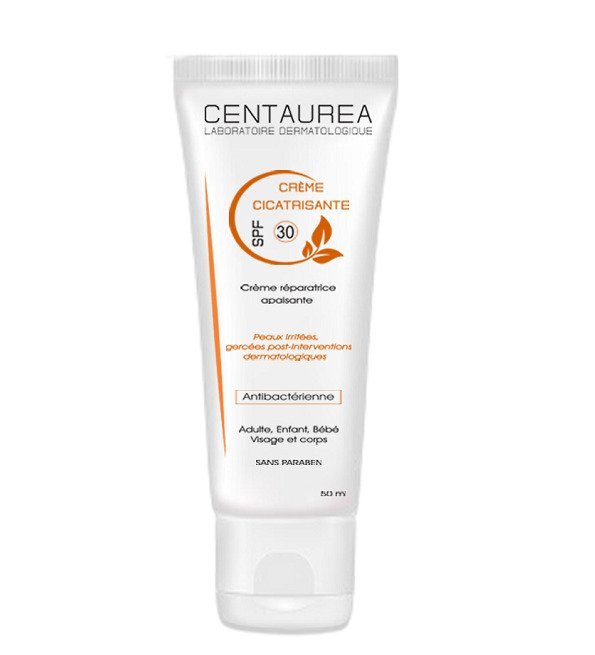 centaurea-creme-cicatrisante.jpg Centaurea Creme Cicatrisante Spf30 50ml – Image 1