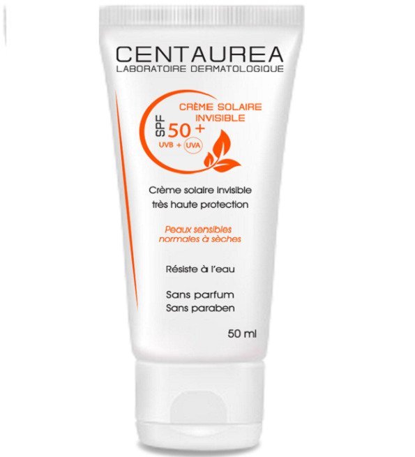 centaurea-creme-solaire-invisible-50ml.jpg CENTAUREA Crème Solaire Invisible Spf50+ – Image 1