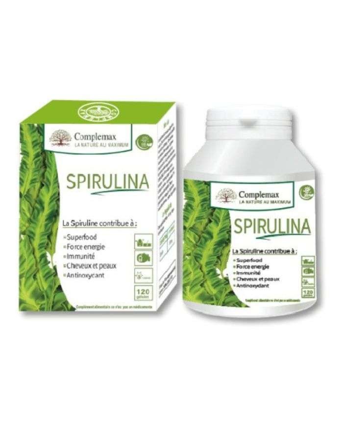 complemax-complemax-spirulina-120-gelules-vitamine-et-forme.jpg Complemax Spiruline 240 Comprimés – Image 1