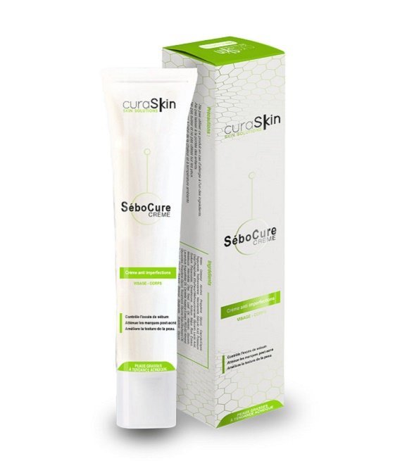 curaskin-sebocure-Creme-Anti-Imperfections-parapharmacie-maroc-prix-1.jpg CURASKIN SéboCure Crème Anti Imperfections 40ml – Image 1