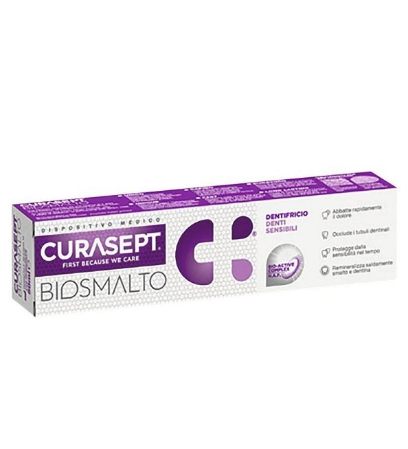 dentifricebiomaildentssensibles75ml-1.jpg Curasept Biosmalto Dentifrice Sensitive teeth 75ml – Image 1