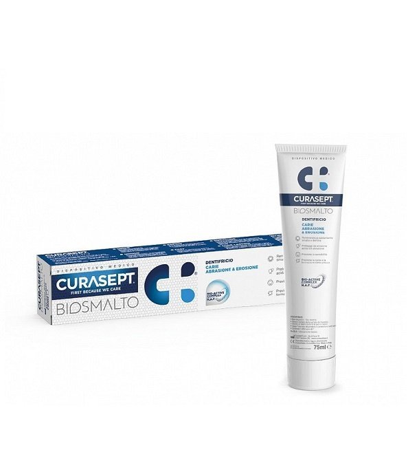dentifricebiosmaltpourlaprotectiondescariescurasept75ml-1.jpg CURASEPT Dentifrice Biosmalt pour la Protection des Caries 75 ml – Image 1