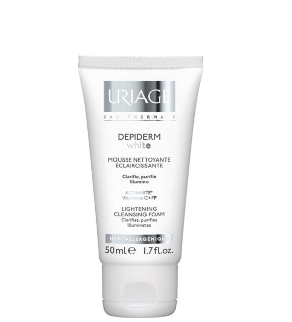 depiderm-white-mousse-nettoyante-eclaircissante.jpg URIAGE DÉPIDERM MOUSSE NETTOYANTE ÉCLAT 100ml – Image 1