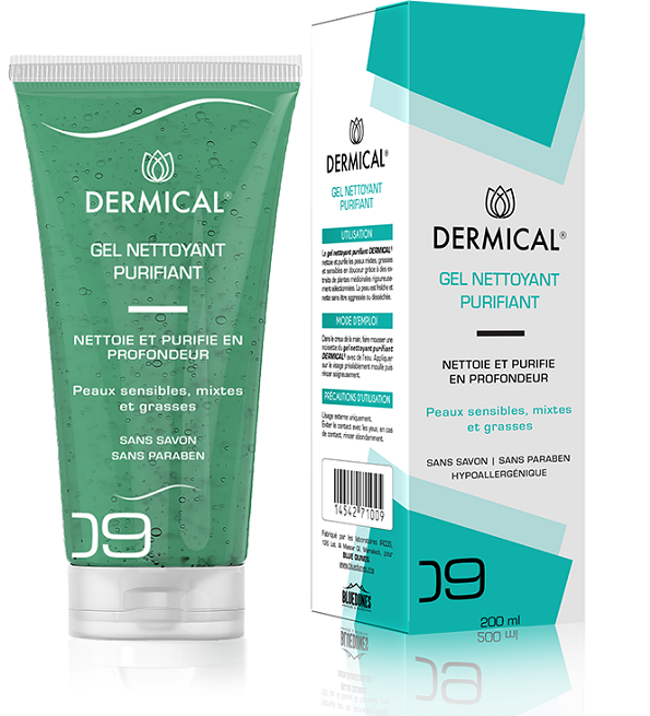 dermical-Gel-nettoyant-purifiant.png DERMICAL Nettoyant Purifiant 200ml – Image 1