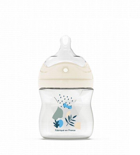 dodie-biberon-multi-perfore-tetine-debit1-bleu-1.jpg DODIE Biberon Multi Perfore Tetine Debit 1 Bleu 0-6mois 150ml – Image 1