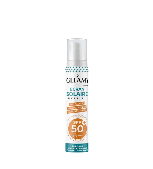 gleamy-ecran-solaire-1.jpg GLEAMY Écran solaire Spf50+ invisible 50ml – Image 1