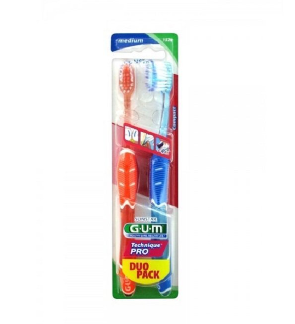 gum-brosse-1525-techn-pro-souple-duo-5.jpg Gum Brosse à Dent Thechnique Pro Duo Souple 1525 – Image 1