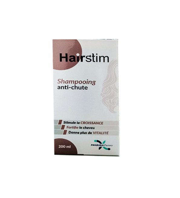 hairstim.jpg Hairstim Shampooing Anti-chute 200ml – Image 1