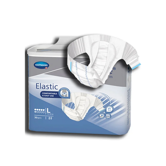 hartmann-molicare®-premium-change-elastic-6g-jour-taille-l-30-unites.png HARTMANN MOLICARE PREMIUM CHANGE ELASTIC 6G TAILLE M JOUR 30 Unités – Image 1