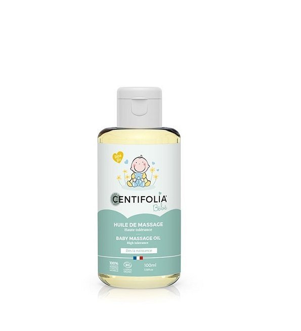 huile-de-massage-bebe-centifolia-1.jpg CENTIFOLIA HUILE DE MASSAGE BÉBÉ 100ml – Image 1