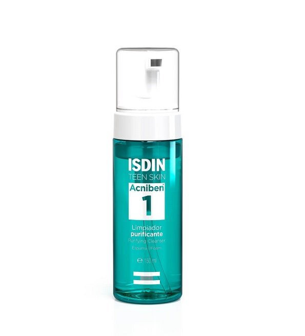 isdin-acniben-mousse-nettoyante-1.jpg ISDIN Acniben Mousse Nettoyante Purifiante 150ml – Image 1