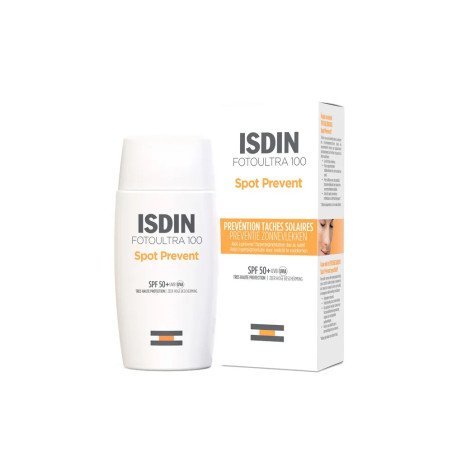isdin-fotoultra-spot-prevent-creme-solaire-anti-taches-spf50-uv-care-50ml.jpg ISDIN FotoUltra 100 Spot Prevent Spf50+50ml – Image 1