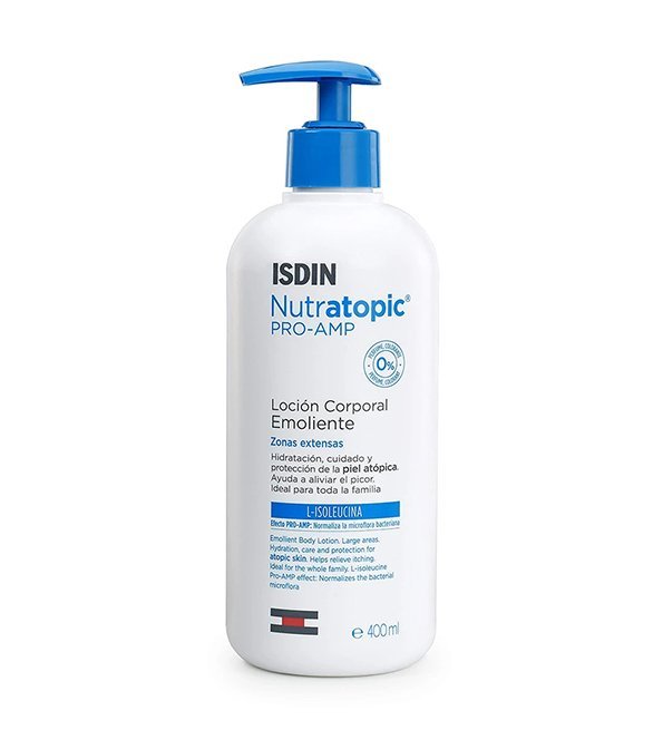 isdin-nutratopic-pro-amp-lotion-emoliente-400ml-1.jpg ISDIN – NUTRATOPIC PRO-AMP LOTION EMOLIENTE 400ml – Image 1