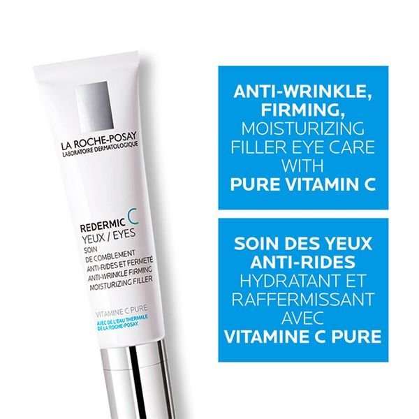 la-roche-posay-redermic-c-yeux-soin-anti-rides-peau-sensible-15ml.jpg La Roche-Posay Pure Vitamine C Yeux Soin Anti-Rides Peau Sensible | 15ml – Image 1