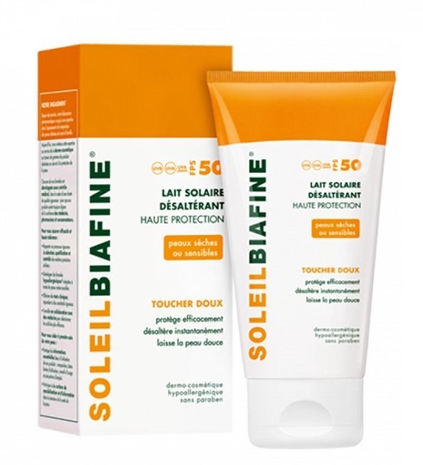 lait-solaire-desalterant-toucher-doux-spf50_-150ml-peaux-seches-ou-sensibles-soleil-biafine-1.jpg Soleil Biafine Lait Solaire 50 SPF 150Ml – Image 1