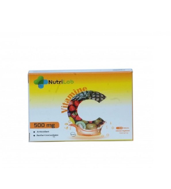nutrilab-vitamine-c-500-mg-30gelules-1.jpg NUTRILAB VITAMINE C 500 MG - 30GÉLULES – Image 1