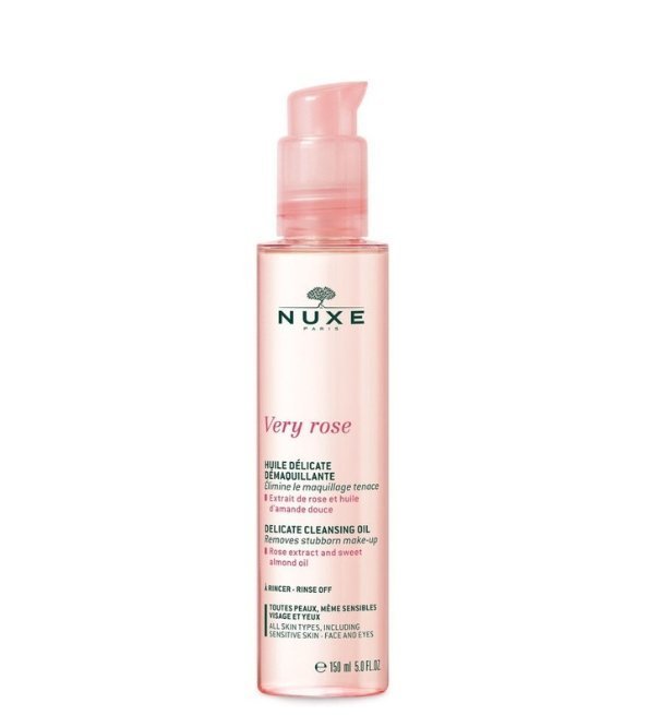 nuxe-very-rose-huile-delicate.jpg Nuxe Very Rose Huile Délicate Démaquillante 150ml – Image 1