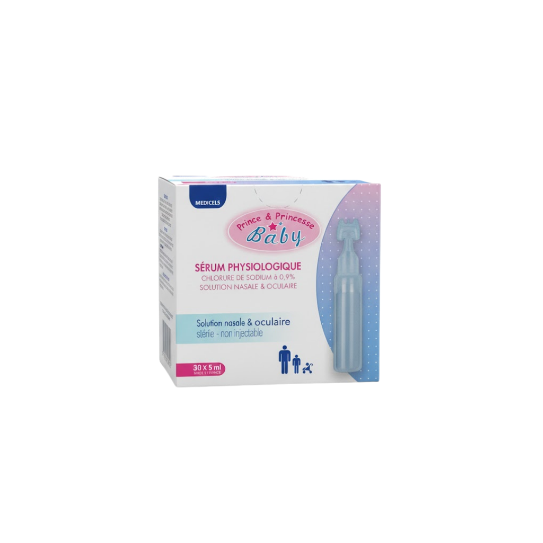 prince-princesse-serum-Physiologique-305Ml.png Prince & Princesse Serum Physiologique 30 x 5Ml – Image 1