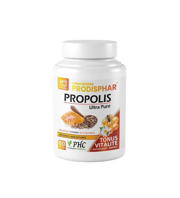 propolis-60-gelules-Prodiphar-1.jpg Prodisphar Propolis 60 Gelules – Image 1