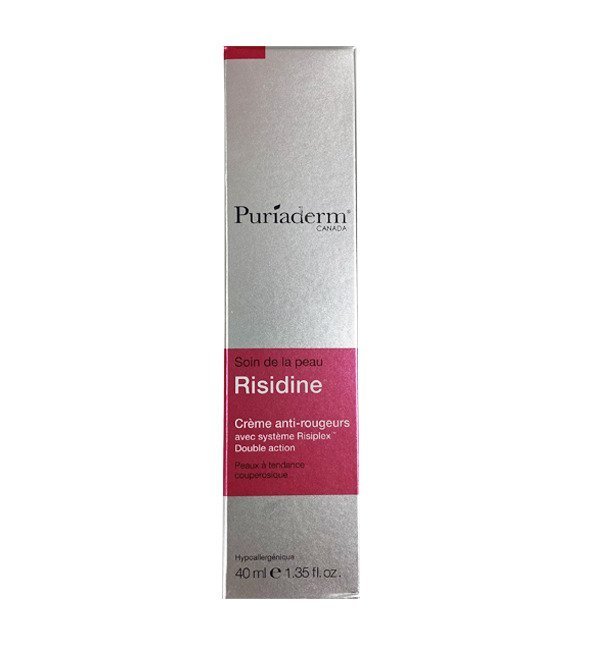 puriaderm-risidine-1.jpg Puriaderm Risidine Crème Anti-rougeurs 40ml – Image 1