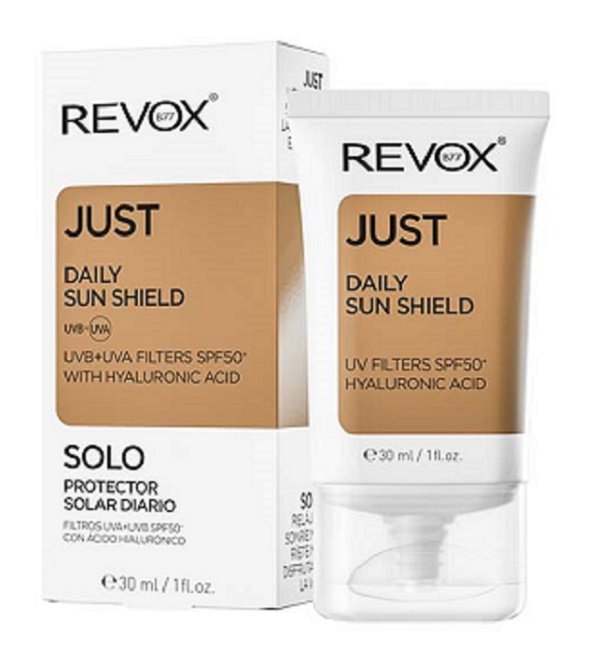 revox-ecran-solaire-1.jpg REVOX B77 JUST DAILY SUN SHIELD UVA+ UVB SPF50+ – Image 1
