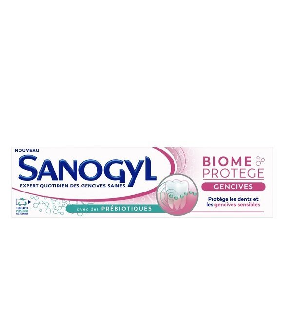sanogyl-dentifrice-soin-dents-biome-protege-gencive-75ml.jpg Sanogyl Dentifrice Biome Protege Gencives 75ml – Image 1