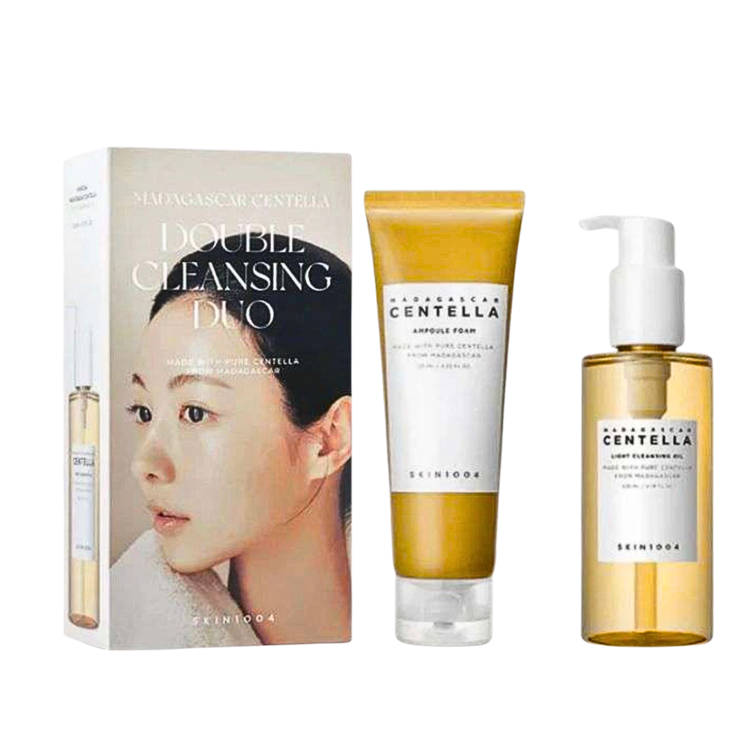 skin-1004-Double-Cleansing-Oil-200mlAmpoule-Foam-125ml-Pack.png Skin 1004 Double Cleansing Oil 200ml+Ampoule Foam 125ml Pack – Image 1