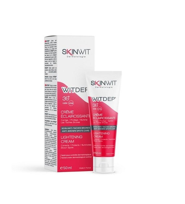 skinwit-witdep-creme-1.jpg SKINWIT DERMATOLOGIE WITDEP Crème Éclaircissante SPF30+ 50 ML – Image 1
