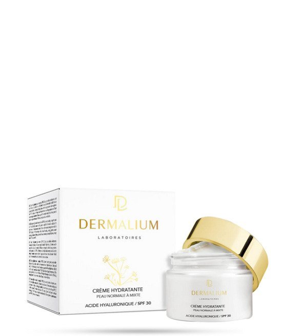spf30.jpg DERMALIUM CRÈME HYDRATANTE SPF 30 Peau Normale à Mixte – Image 1