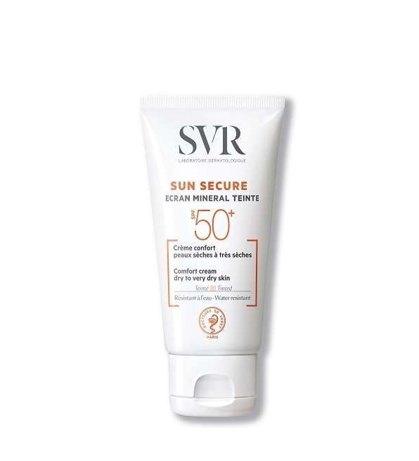 sun-secure_ecran-ps-1-5.jpg SVR SUN SECURE Écran Minéral Teinté Peaux sèches à très sèches 60G – Image 1