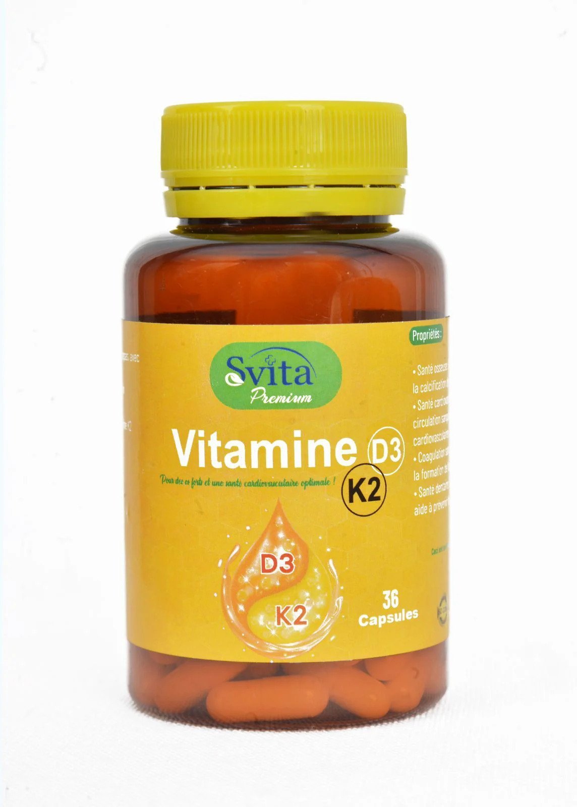 svita-premium-vitamine-D-K2.jpg SVITA Premium Vitamine D3 & K2 36 Capsules – Image 1