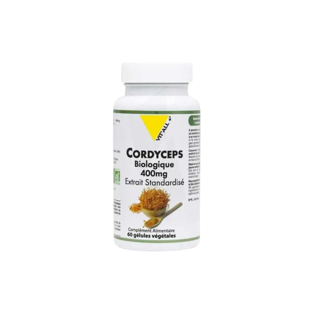 testes-30-1.png VITALL PLUS CORDYCEPS BIOLOGIQUE 400 MG 60 GELULES – Image 1