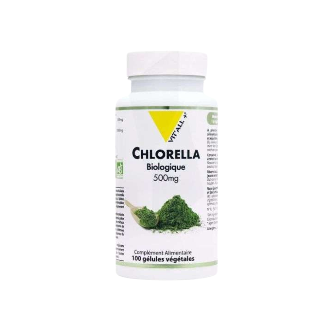testes-34-1.png VITALL PLUS Chlorella 500mg 100 gelules – Image 1