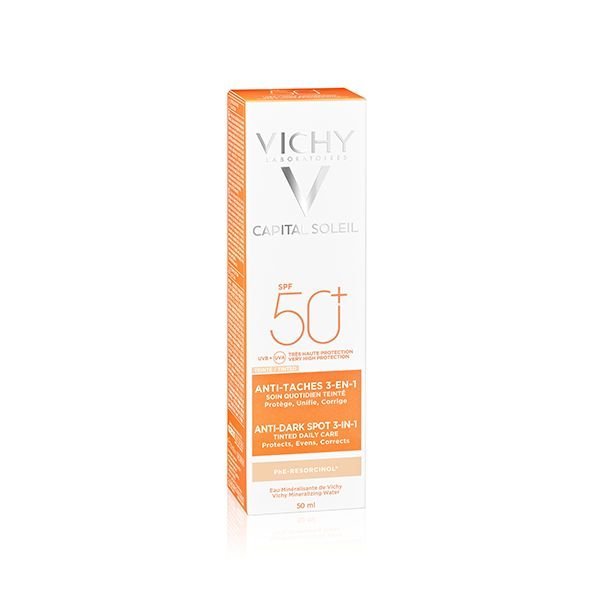 vichy-capital-soleil-soin-anti-taches-teinte-3en1-spf50-tous-types-de-peaux-50ml-2_optimized-1.jpg Vichy Capital Soleil Soin Anti-Taches Teinté 3en1 SPF50+ Tous Types de Peaux | 50ml – Image 1